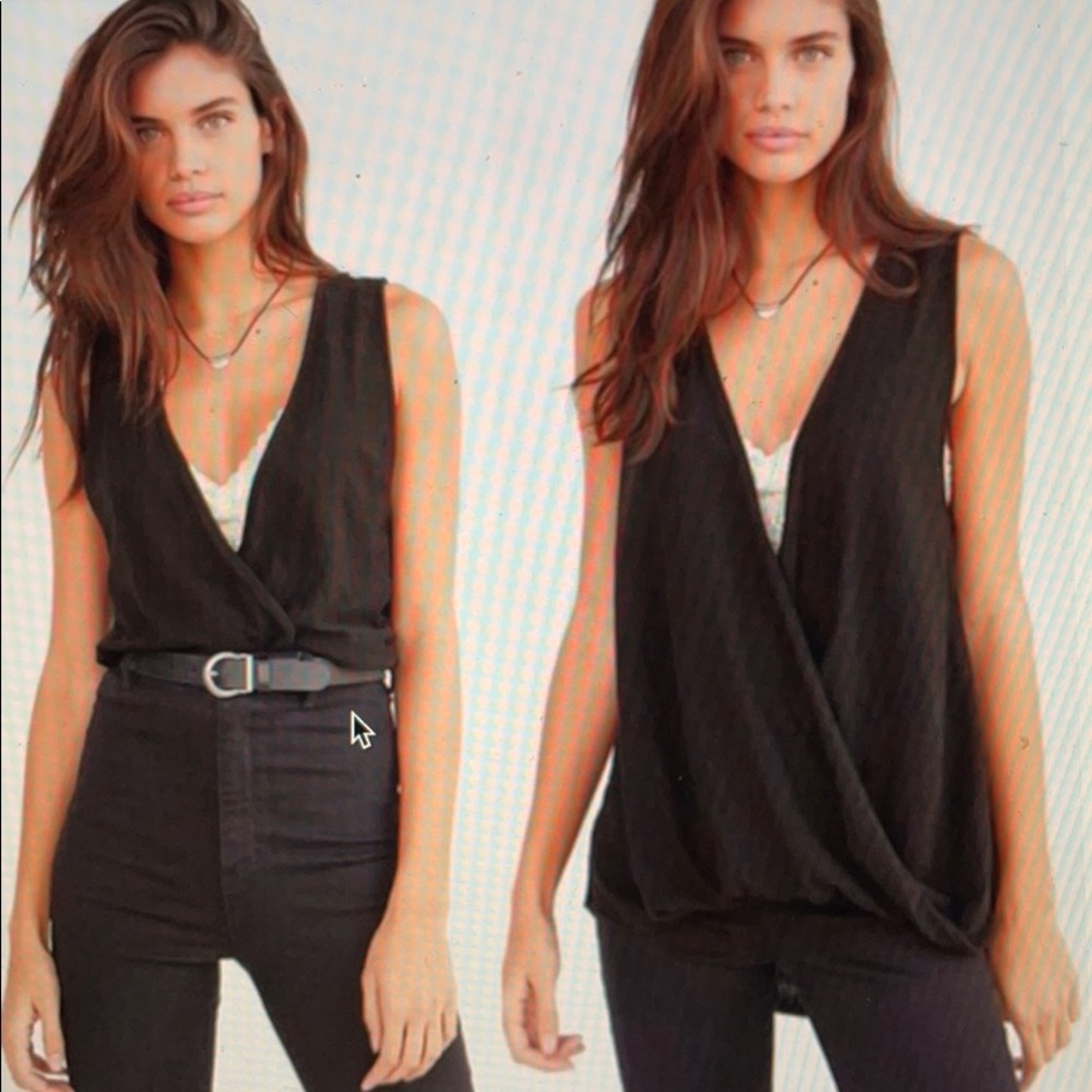 Silence + Noise Urban Outfitters Black Tank